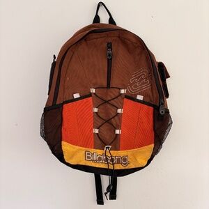 VINTAGE Y2K BILLABON Backpack bag surfer schoolbag side pockets